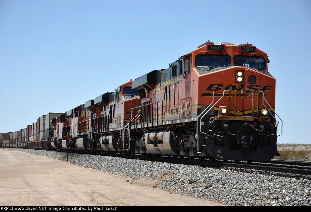 Eastbound stack train